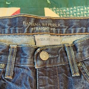 Banana Republic Straight Fit Jeans 33x30